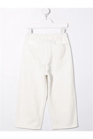 White cotton jeans MAISON MARGIELA KIDS | M60053MM015M6101